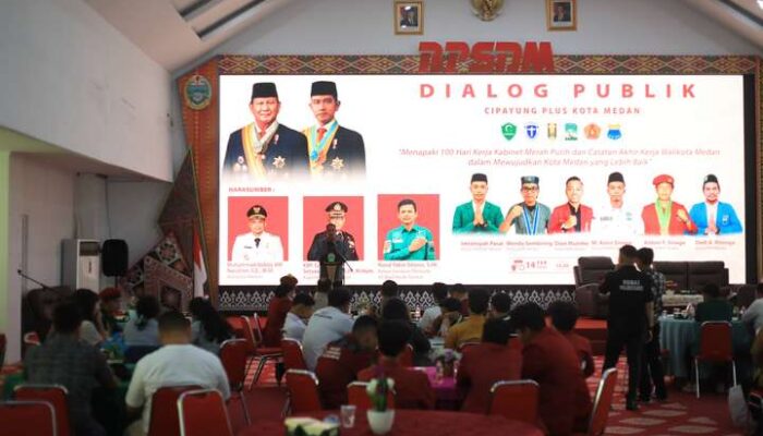 Dialog Publik Catatan Akhir Wali Kota, Cipayung Plus Menilai Bobby Nasution Masif Lakukan Pembangunan Infrastruktur