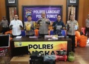 Polres Langkat Berhasil Ungkap 55 Kasus Kriminal dan 70 Tersangka Diamankan