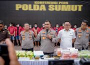 Polda Sumut Bongkar Ratusan Kasus, Sita Ratusan Kg Narkoba Dalam 2 Bulan Dalam Giat Perang Melawan Narkoba