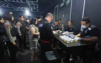 Polda Sumut Gelar Razia Gabungan di THM Helen’s Night Mart, Dua Pengunjung Positif Narkoba