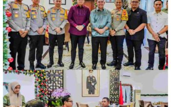 Moment Kebersamaan di Natal 2025, Wali Kota Medan Hadiri Open House Kapolda Sumut