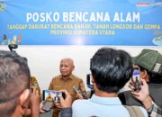 Wagub Sumut Pastikan Stok Beras Bulog Cukup Buat Korban Bencana Alam