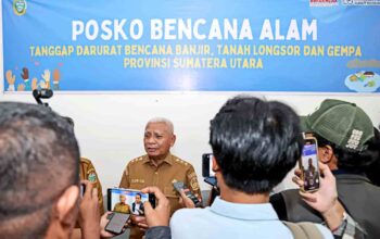 Wagub Sumut Pastikan Stok Beras Bulog Cukup Buat Korban Bencana Alam