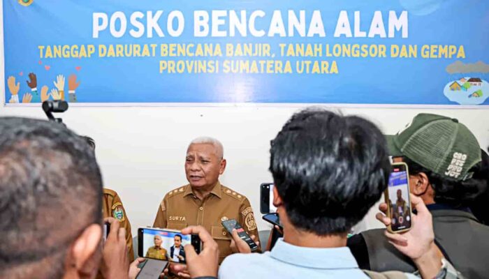 Wagub Sumut Pastikan Stok Beras Bulog Cukup Buat Korban Bencana Alam