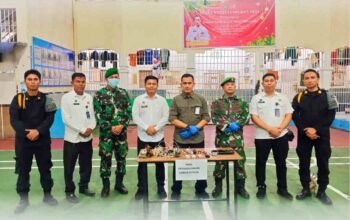 Jelang Pergantian Tahun, Rutan Kelas I Labuhan Deli Melaksanakan Razia Gabungan bersama Koramil Medan