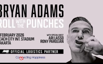 JNE Resmi Jadi Official Logistics Partner Konser Bryan Adams di Jakarta