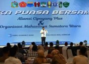 Gubernur Bobby Nasution Tegas Ajak Lawan Narkoba, Saat Buka Puasa Bersama Mahasiswa