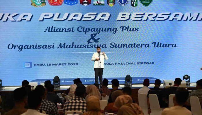 Gubernur Bobby Nasution Tegas Ajak Lawan Narkoba, Saat Buka Puasa Bersama Mahasiswa