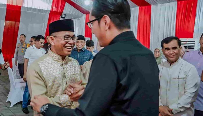 Zakiyuddin Harahap Sambut Hangat Para Tamu Halalbihalal, Pererat Silaturahmi di Kota Medan