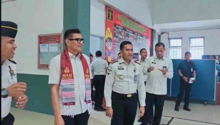 Rutan Kelas I Labuhan Deli Terima Kunjungan Staf Khusus Kemenimipas