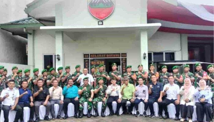 Karutan Labuhan Deli Hadiri Kunjungan Dandim 0201/Medan di Koramil 10 Marelan, Wujudkan Kepedulian Sosial kepada Masyarakat